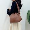 Women's Black Shoulder Bag Small Shell Bag Leather Female Crossbody Bag