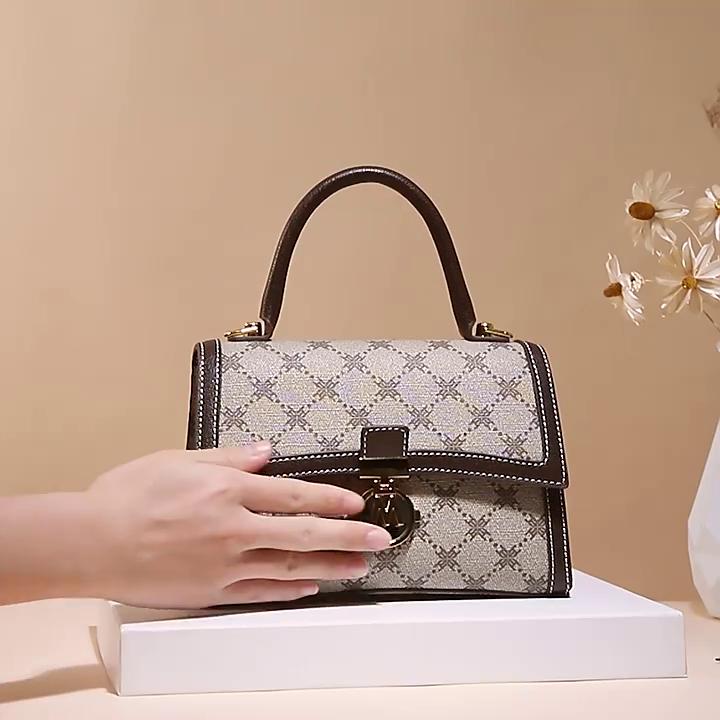 2023 nowych moda lato Vintage torba Crossbody torba dojazdowa na jedno ramię przenośna mała torba kwadratowa kobieta