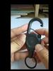 Heavy Duty Retractable Pull Badges ID Reel Carabiner Steel Wire Rope Buckle Key Holder Outdoor Tools