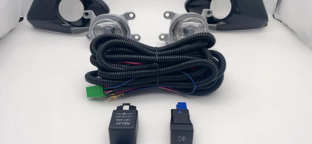1 Set Fog Lights Headlight For Toyota VIOS 2020 2021 2022 2023 2024 LED Fog Lights Car Fog Lamp Kit With Harness Bulb Switch