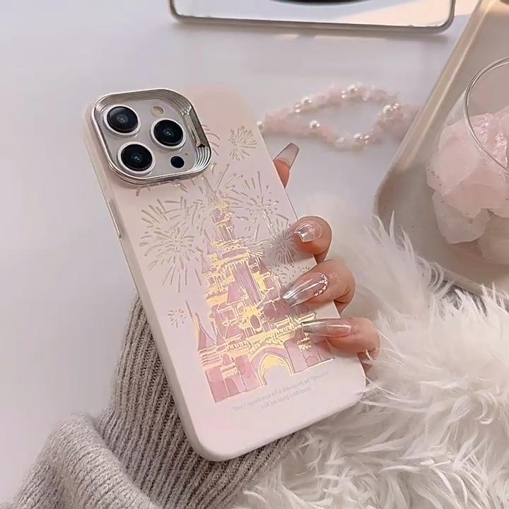 Traumschloss Feuerwerk iPhone 15/17 Pro Max Kompatible Handyhülle/16 Apple 13 Laser Hochwertige Handyhülle
