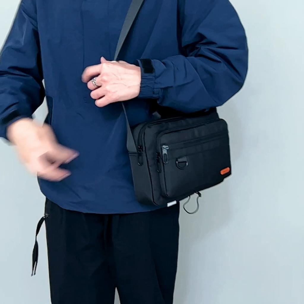 Nová pánská multifunkční taška na prsa Oxford Fashion Casual Crossbody taška na jedno rameno Vodotěsná taška na telefon