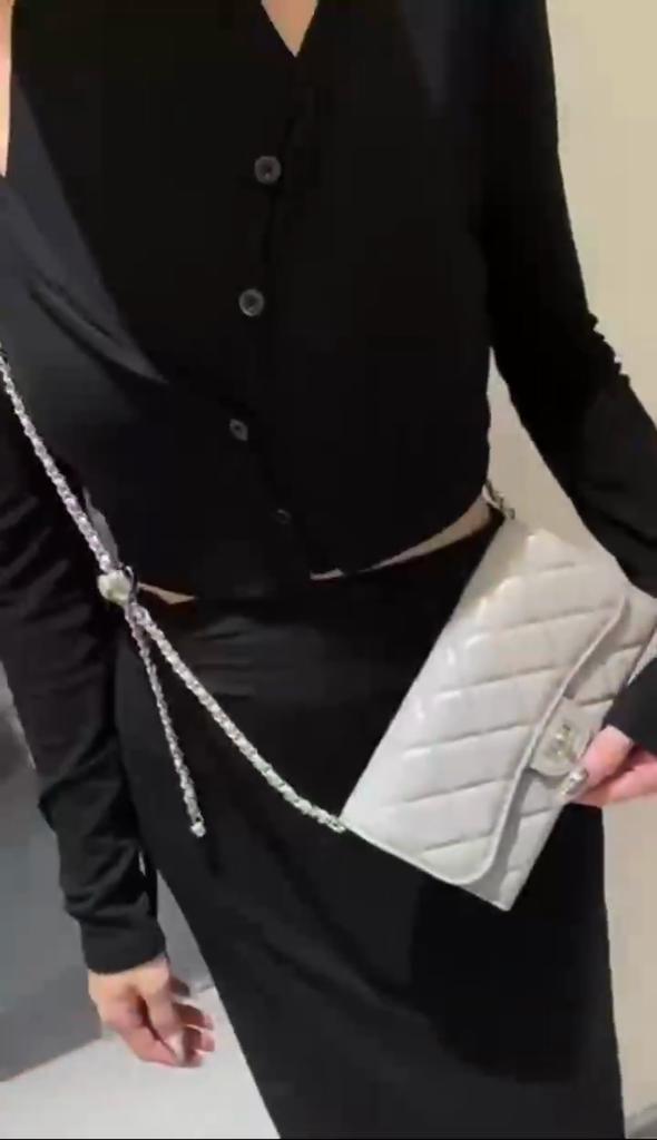 Diamond Quilted Small Shoulder Bag Genuine Leather Women Handbags Braided Chains Turnlock Crossbody Bags With Ball Cowhide Clutch Bag Without Logo