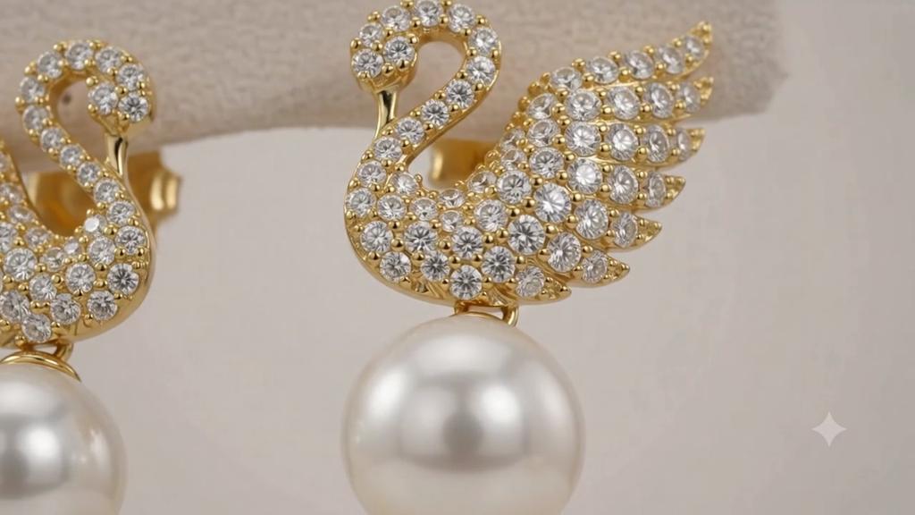 Take A Swan Dive Earring for Women | Stylish Lightweight