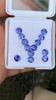 14 Pieces Round Tanzanite Gemstone Layout, Natural AA+ Loose Stone.