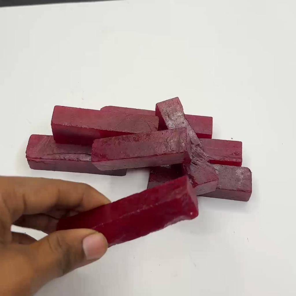 Natural Red Ruby 80ct Raw Rough Certified Loose Gemstone
