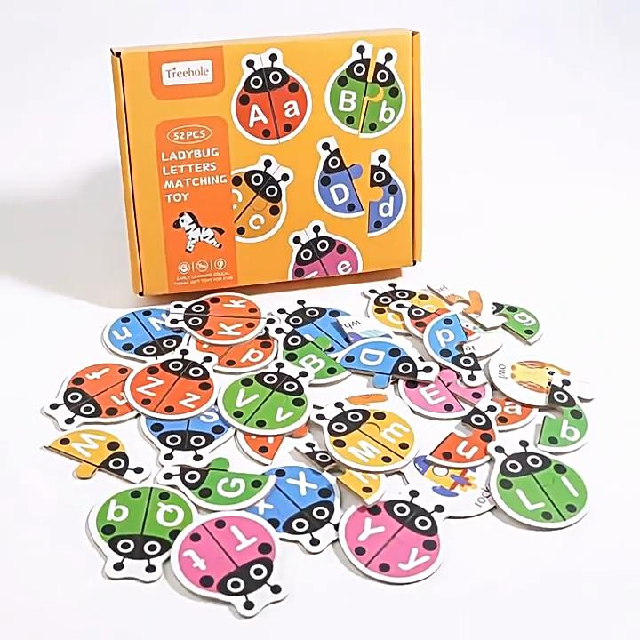 Coogam Interactive Alphabet Educational Toy, ABC Number Letters Spinning Game, Montessori Educational Toy Gift for 3 4 5 Year Old Baby Toddlers