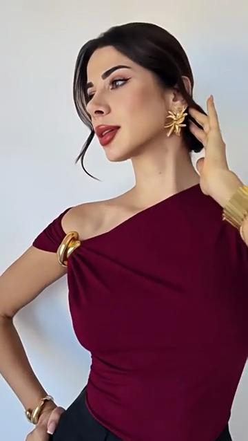 Temperament eenvoudig mouwloos metalen ringontwerp effen kleur dun vest top dames