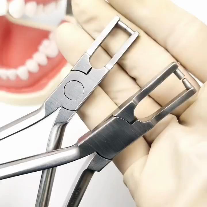 Pince de contournage de couronne de bande orthodontique dentaire Dentiste Ortho Forep pour la fabrication de couronnes Pince à couronne en métal Pince de dentiste