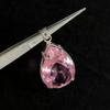 A+ Certified Pear Cut 116 Ct Lab Created Pink Sapphire Pendant Gemstone For Gift MY.PD-100