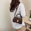 Fashion Women Shoulder Bag PU Leather Crossbody Bag Ladies Casual Daily Handbag with Adjustable Strap Lightweight Solid Color Commute Bag for Girls