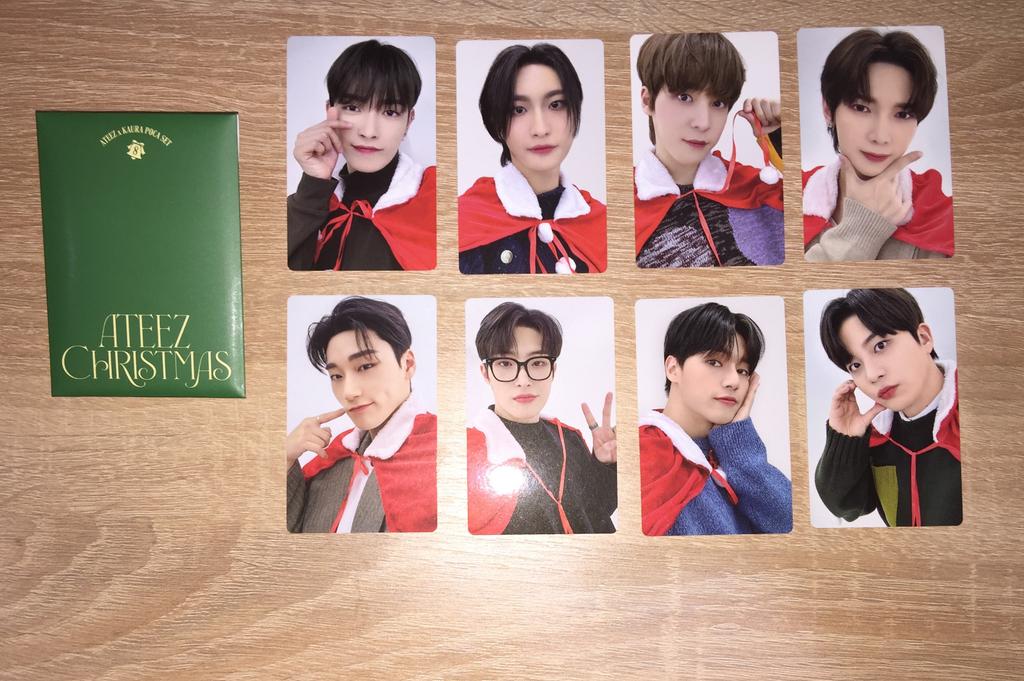 ATEEZ x KAURA 2023 CHRISTMAS トレカ　3set24枚 ATEEZ (에이티즈) - CHRISTMAS 2023 PHOTOCARD [ATEEZ X KAURA
