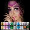 9 Colors Party Glitter Stick, Rotating Mermaid Face Glitter Stick, Rainbow Glitter for Face/Body/Hair/Eye, Washable Glitter-16g