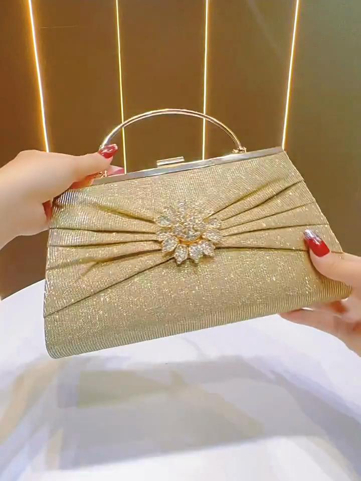 New Elegant Evening Bag for Women,Stylish Party Clutch Shoulder Handbag