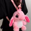 Lilo Stitch Plüsch Cartoon Rucksack für Mädchen mit Reißverschluss und Tasche für Reisen