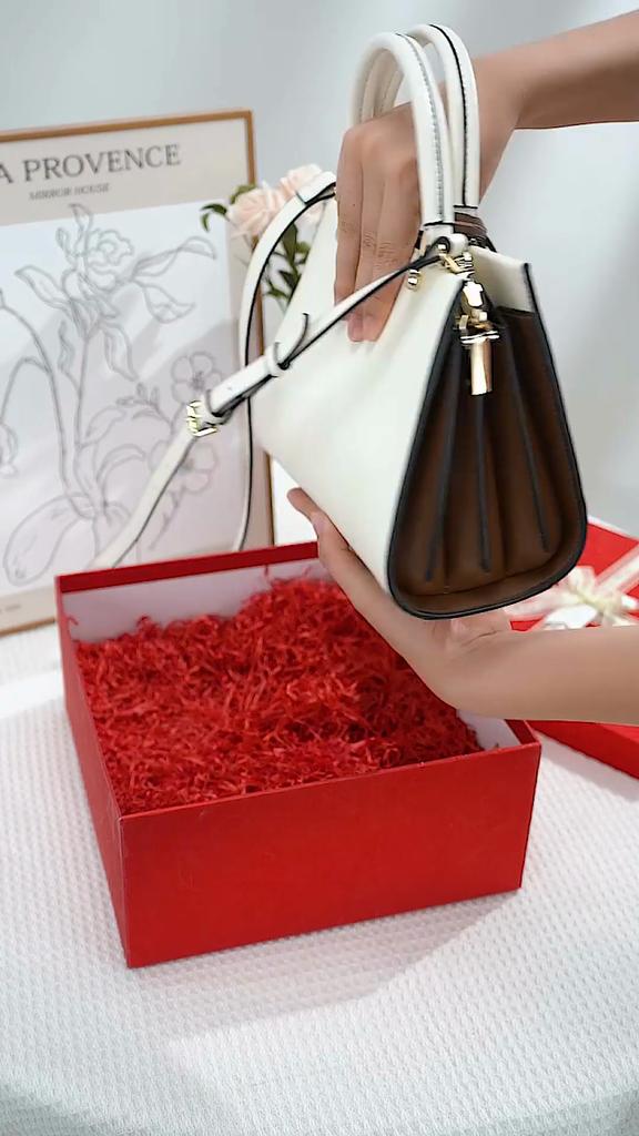 Cnoles Damen-Handtasche, Rindsleder, Großes Fassungsvermögen, Umhängetasche, Schwarz