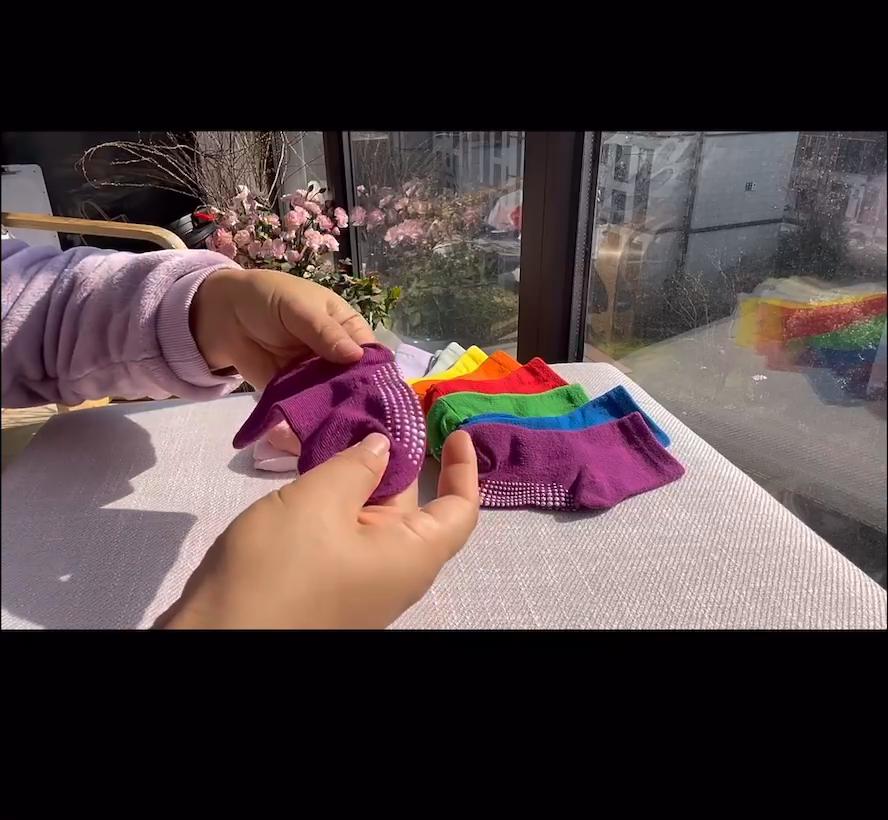 12pairs/lot Mix Colors Baby Kid Socks Slip-resistant Children Boy Socks Baby Socks 1-5Years