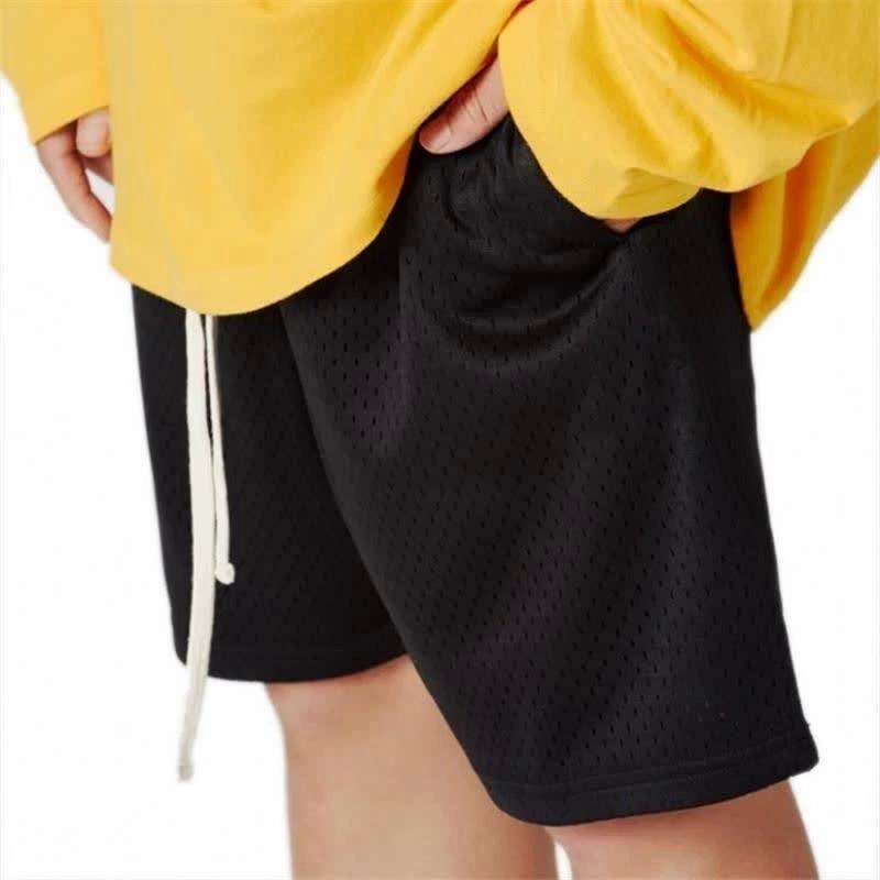 Muscleguys Summer Running Shorts Men Sports Jogging Fitness Shorts Men's Gym Training Mesh Quick-drying Bodybuilding Knee Length Shorts