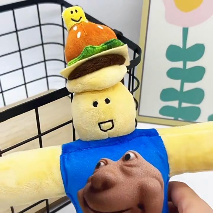 New 26cm Forsaken Plush Dolls Abandoned Robots Hamburger Robots Stuffed Anime Peripherals Cotton Doll Soft Cute Kid Gift