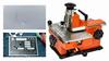 ZONESUN ZX-360 Manuelle Metallprägemaschine Stahl Aluminium Namensschild Etikett Anhänger Stanzmaschine Gravurwerkzeug 2mm-6mm Rad