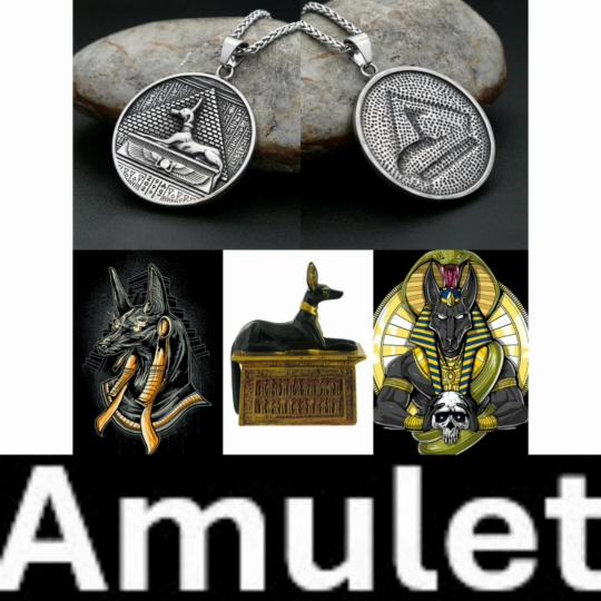 God Death Anubis Amulet Talisman Necklace Pendant Ancient Egypt Egyptian Symbol Eternal Life protect guardian Dead