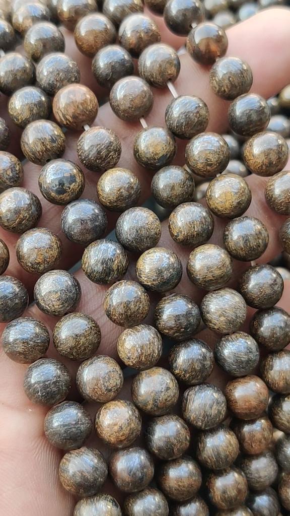 Natural Bronzite Round Beads, Healing Gemstone Loose Beads, DIY Jewelry Making for Bracelet Necklace, 6mm 8mm 10mm Size Beads, 14-15 Inch Beads.