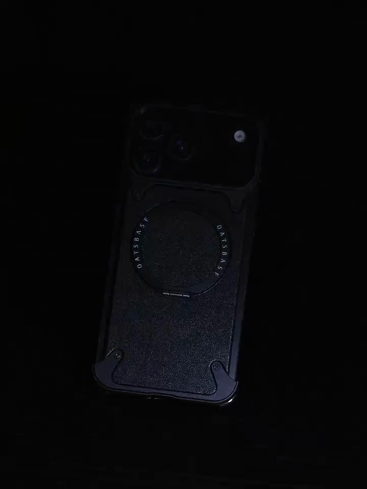 360°Rotating Magnetic Stand Frameless Phone Case For iPhone 17 16 15 14 13 Pro Max For Magsafe Wireless Charge Shockproof Bumper Cover