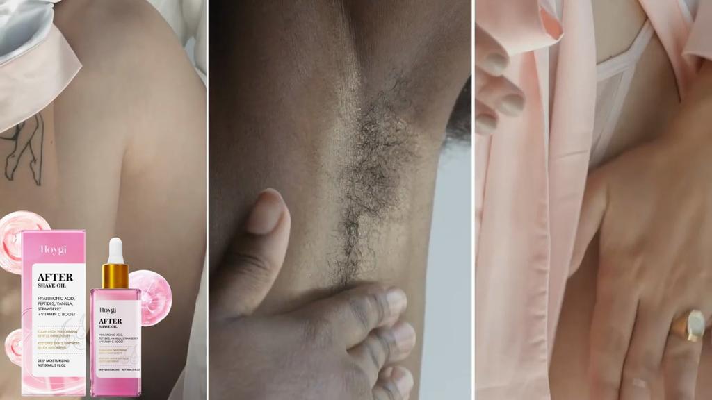 Hoygi Strawberry Scented Shaving Oil 90ml: Quickly soothes skin, deeply moisturizes and smooths, perfect for daily skincare.