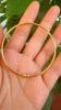 Simple Hundred Matching Glossy Bracelet Female Garlic Bracelet c-Shaped Double Bead Opening Adjustable Bracelet