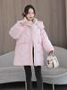 Fashion Winter Woman Long Parkas Hooded Loose Thick Warm Jackets Women's Coats