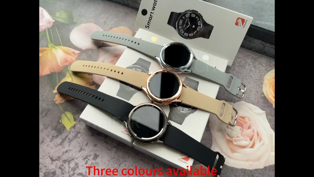 2025 Novo Smartwatch Watch6 Classic Masculino GPS Esportivo Fitness Saúde da Mulher Frequência Cardíaca À Prova d'Água Chamada Bluetooth Relógio Inteligente