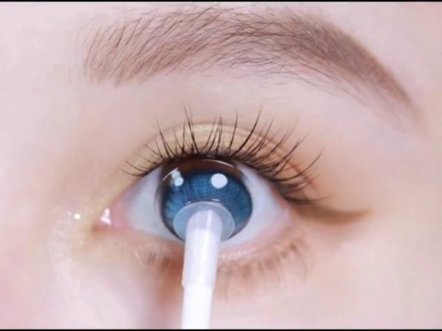 Mill Creek Color Contact Lens with Grade 14.2mm Blue Magic Serise Beauty Pupil 2pcs Yearly Use Soft Women Eyemakeup Contact Lens