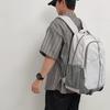 Lightweight Men's Color Block Backpack Large Capacity Student Schoolbag Computer Backpack