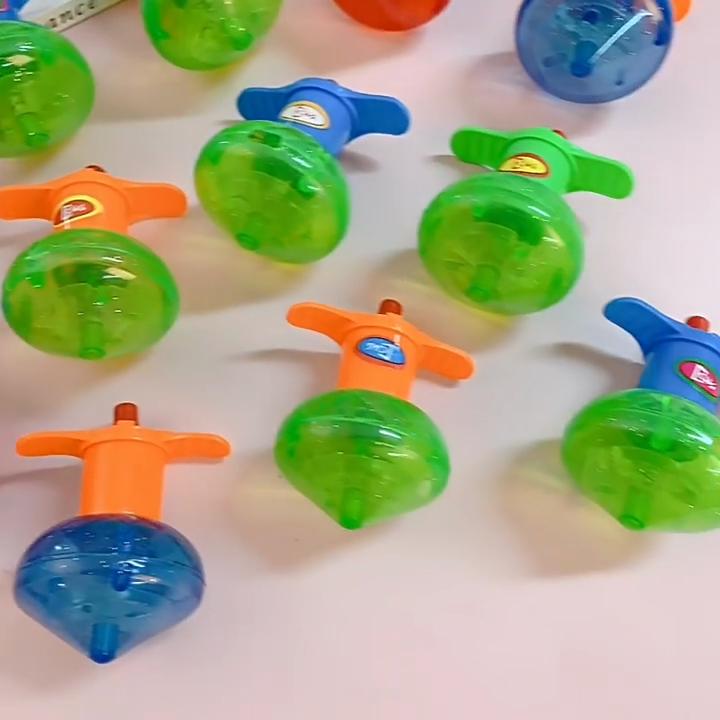 Creative Childrens Spin Top Toy With Plastic Material And Vibrant Colors Ideal For Playroom And Gift