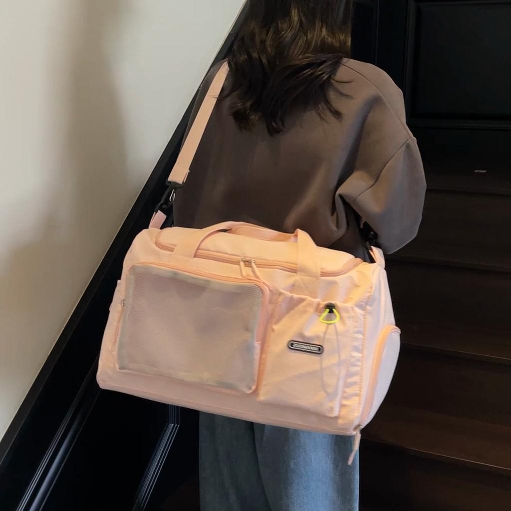 Sports Fitness Bag Wet and Dry Separate Swimming Crossbody Bag Lightweight Large Capacity Short-Distance Travel Shoulder Bag