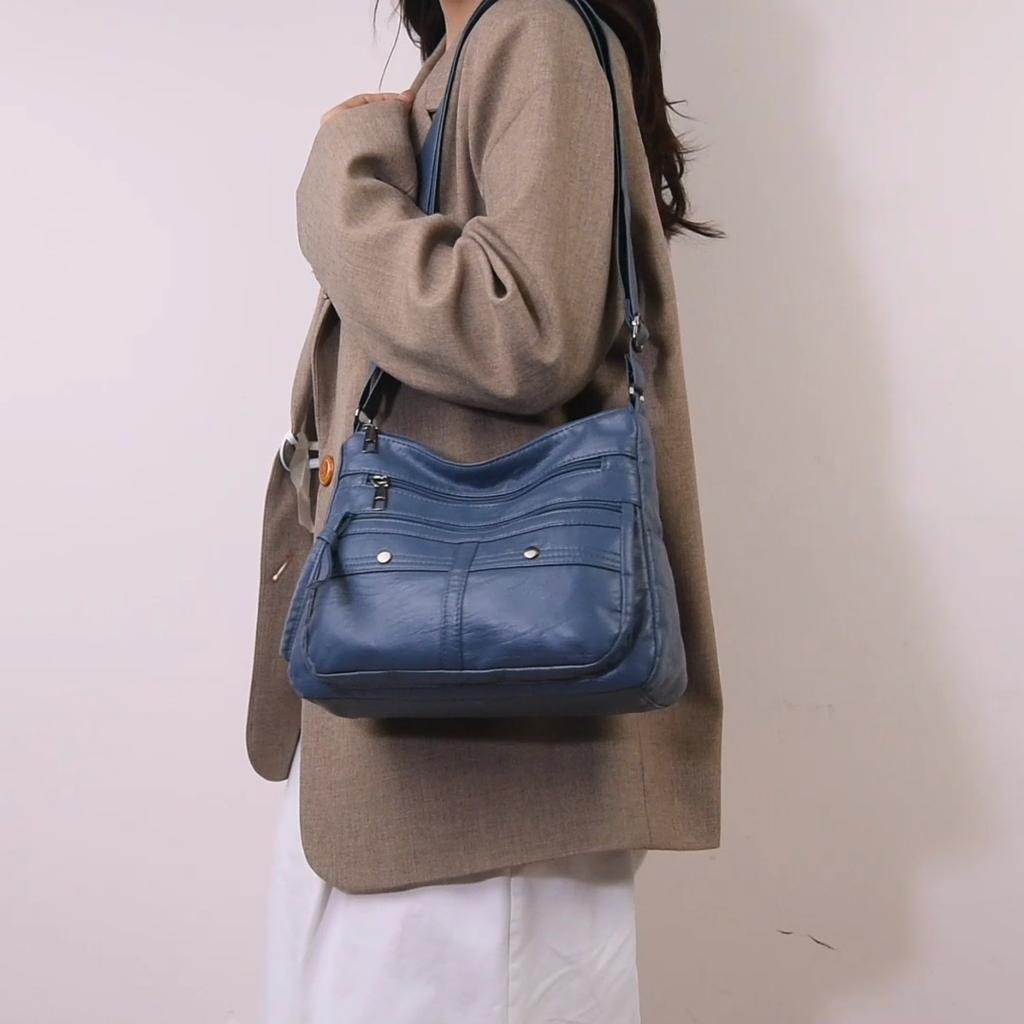 Large Capacity Women's Bag Middle-aged Mother Bag Crossbody Bag Small Square Bag
