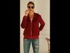 Autumn and Winter Plush Plus Size Hooded Coat for Women Fashion Long Sleeve Solid Zipper Jacket Women Vintage Velvet Warm Loose Female Jackets 24902