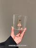 3D Christmas Tree Shaped Glass Cup, 400ml Clear Heat-resistant Water Mug