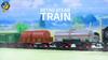 180CM Retro Rail Train Toys Simulation Train Track With Steam Music Light Electric Car Toys Gift For Boys