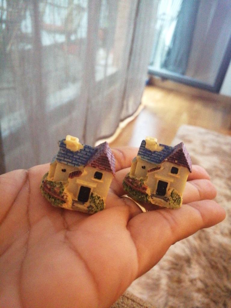 12 mini ornamenti per la casa, in resina, micro decorazioni paesaggistiche per giardino fatato e progetti fai da te, colore casuale