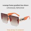 Modern Retro Unisex Square Sunglasses With Uv400 Protection For Outdoor Travel And Fashion