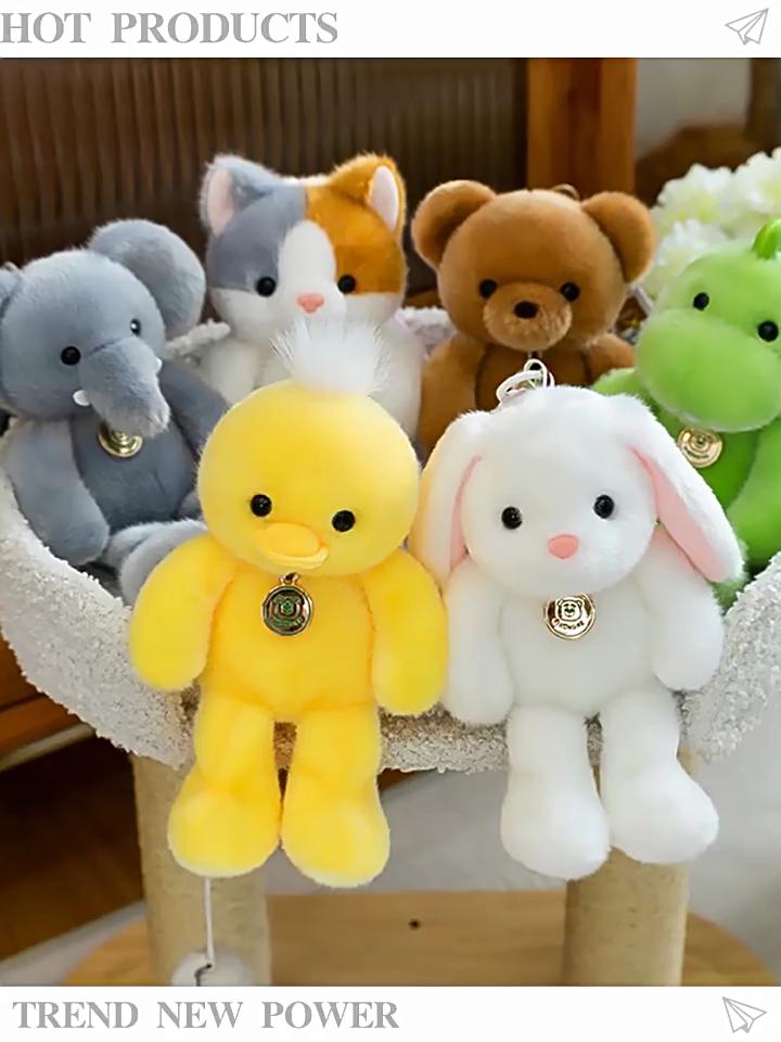 Adorable Sheep Frog Bunny Plush Doll With Short Plush Material For Gift Giving And Play