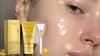 Maschera Notturna Avvolgente con Acido Cogico e Curcuma con Raschietto, Maschera Viso Peel-Off Gel alla Vitamina C per Pelle Idratata, 1 Confezione