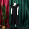 Eleganckie Sukienki Imprezowe Damskie Dekolt O Falbanki Wysoka Talia Plisowana Sukienka Duże Rozmiary Vestidos