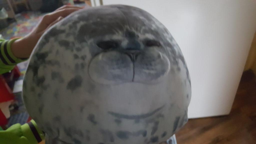 Almohada Sello De Peluche 60 Cm | Cojín Suave De Foca Gordita | Animal Marino De Algodón | Regalo Original