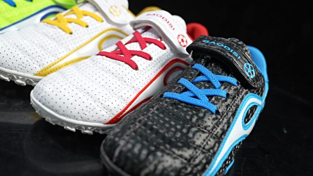 Scarpe da Calcio Traspiranti con Foro per Unghie Lunghe e Laccio, Scarpe da Calcio, Scarpe da Allenamento