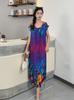 Elegant Summer Loose Dress Woman Clothing Casual Loose Plus Size Long Dresses