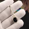 Black Onyx Gemstone 925 Sterling Silver Jewelry Handmade Pendant 1.79" For Gift PP-60-18