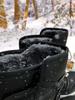 TUINANLE Damenstiefel, wasserdicht, für den Winter, Herrenschuhe, Schneestiefel, Plateau, warm halten, Winterstiefel mit dickem Fell