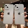 Transparent Straight-edge TPU Soft Case for IPhone 15 Pro Max, Full Coverage, Minimalist 16-inch Protective Case
